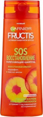 Fructis Шампунь для волос "Фруктис, SOS Восстановление", укрепляющий, для секущихся и очень поврежденных волос, 250 мл, с Керафилом и Маслом Амлы – фото 13