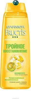 Fructis Шампунь для волос "Фруктис, Тройное Восстановление", укрепляющий, для поврежденных и ослабленных волос, 400 мл, с маслами Оливы, Авокадо и – фото 7