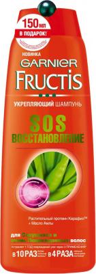 Fructis Шампунь "Фруктис, SOS восстановление" укрепляющий, для секущихся и очень поврежденных волос, 400 мл – фото 1