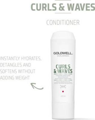 Dualsenses Curly and Waves Hydrating Conditioner - Увлажняющий кондиционер для вьющихся волос 1000 мл – фото 2