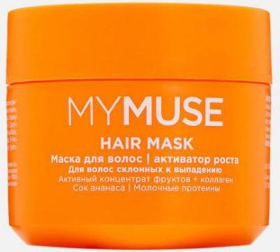 MYMUSE HAIR MASK Маска для волос с Соком ананаса. 300ml – фото 10