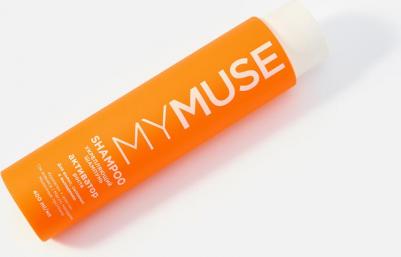 Укрепляющий шампунь MY MUSE 400 мл активатор роста для волос склонных к выпадению – фото 8