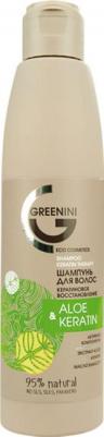 Шампунь для волос Кератиновое восстановление Aloe & Keratin 200 мл – фото 4