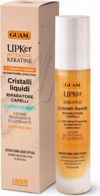 Масло для волос Upker Intensive Keratine Restructuring Liquid Crystals 50мл – фото 5