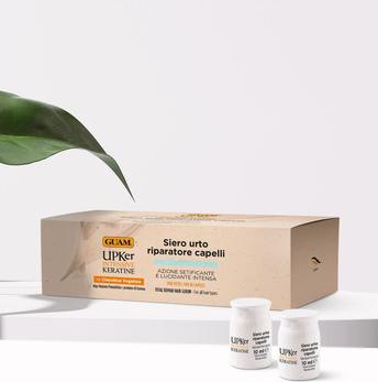 Восстанавливающая сыворотка для волос Upker Intensive Keratine Total Repair, 80мл – фото 4