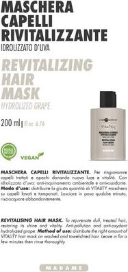 Vitality Line Madame Восстанавливающая маска для волос 200 мл – фото 1