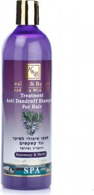 Шампунь для волос от перхоти Treatment Shampoo for Anti dandruff hair с крапивой и розмарином 400 мл – фото 4