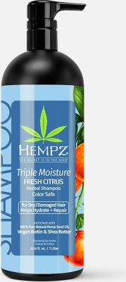 Шампунь для волос Triple Moisture Fresh Citrus 1 л – фото 4