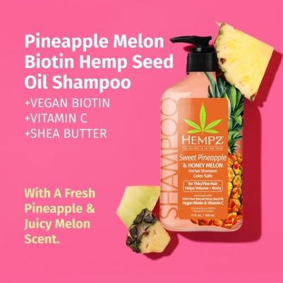 Шампунь Hair Care Sweet Pineapple&Honey Melon Herbal Volumising Shampoo 500 мл – фото 5