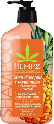 Шампунь Hair Care Sweet Pineapple&Honey Melon Herbal Volumising Shampoo 500 мл – фото 7