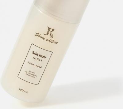 Спрей для ухода за волосами Спрей-крем Silk Hair 12 in 1 Лёгкое расчёсывание & Мягкость – фото 3