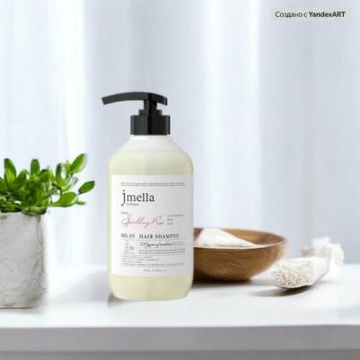 IN FRANCE SPARKLING ROSE HAIR SHAMPOO Шампунь для волос "Чёрная смородина, роза, мускус" – фото 11