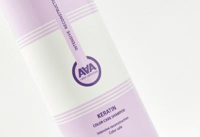 Кератиновый шампунь для окрашенных и химически обработанных волос AAA Keratin Color Care Shampoo, 1000 мл – фото 1