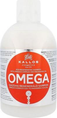 Шампунь для безжизненных, секущихся волос Восстанавливающий, с комплексом Омега-3 и маслом макадамии, 1 л – фото 4