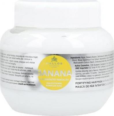 Укрепляющая маска для волос с комплексом мульти-витаминов и экстрактом Банана KJMN – фото 2