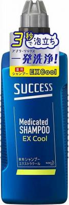 Лечебный шампунь "Success EX Cool" для мужчин с ментолом и эвкалиптом, сменный блок – фото 4