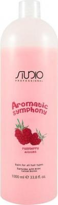 Бальзам для всех типов волос "Малина" Aromatic Symphony Studio, 1 л – фото 1