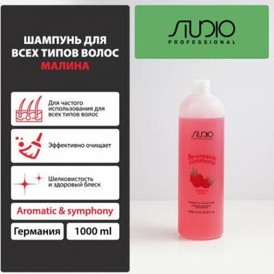 Professional Studio Шампунь для всех типов волос "Малина", 1000 мл – фото 6