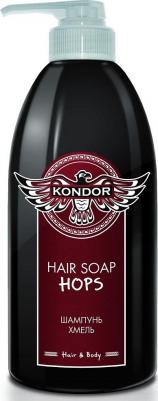 Hair and Body Hair Soap Tar - Шампунь для мужчин себорегулирующий шампунь с экстрактом хмеля, 300 мл – фото 6