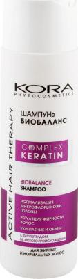 Шампунь биобаланс для жирных и нормальных волос Complex Keratin, 250 мл