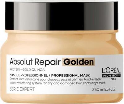 Absolut Repair Gold Quinoa+Protein Golden Masque — Маска с золотой текстурой для восстановления волос 500 мл – фото 1