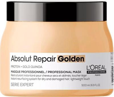Absolut Repair Gold Quinoa+Protein Golden Masque — Маска с золотой текстурой для восстановления волос 500 мл – фото 3