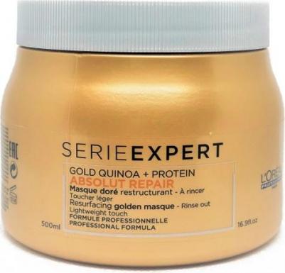 Absolut Repair Gold Quinoa+Protein Golden Masque — Маска с золотой текстурой для восстановления волос 500 мл – фото 6