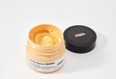 Absolut Repair Gold Quinoa+Protein Golden Masque РЕНО — Маска с золотой текстурой для восстановления волос 250 мл – фото 1