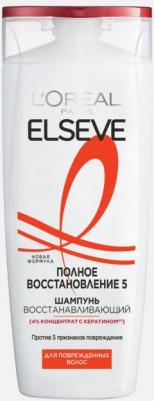Elseve Шампунь "Эльсев, Полное восстановление 5", для ослабленных или поврежденных волос, 250 мл – фото 20