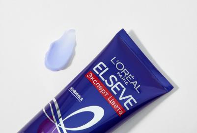 Фиолетовая маска "Elseve. Эксперт цвета", для волос оттенка блонд и мелированных брюнеток, против желтизны, 150 мл – фото 18