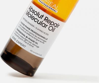 Масло двухфазное Absolut Repair Molecular для восстановления волос, 90 мл – фото 2