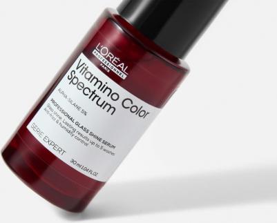 Несмываемая сыворотка для окрашенных волос Vitamino Color Spectrum - Professional Glass Shine Serum Lo'real Professionnel 3474637268411 – фото 6
