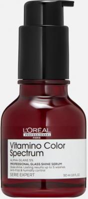 Несмываемая сыворотка для окрашенных волос Vitamino Color Spectrum - Professional Glass Shine Serum Lo'real Professionnel – фото 2