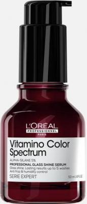 Несмываемая сыворотка для окрашенных волос Vitamino Color Spectrum - Professional Glass Shine Serum Lo'real Professionnel
