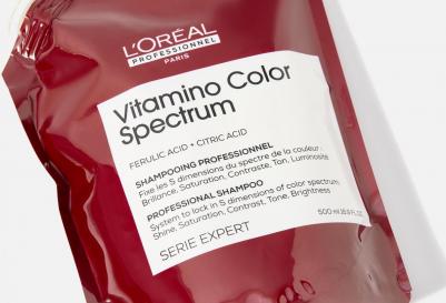 Рефил безсульфатного шампуня для окрашенных волос Vitamino Color Spectrum 500 мл – фото 1