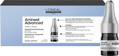 Serie Expert Aminexil Advanced Профессиональное средство против выпадения волос, 6 г, 6 мл, 10 шт., ампулы