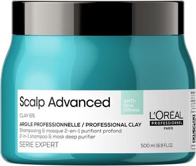 Шампунь-маска 2-в-1 Scalp Advanced для жирной кожи головы, 500 мл