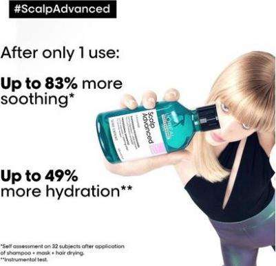 Шампунь Scalp Advanced регулирующий баланс чувствительной кожи головы, 300 мл – фото 3