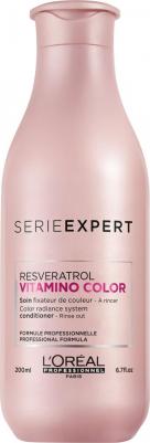 Смываемый уход-кондиционер для окрашенных волос Serie Expert Vitamino Color Resveratrol Conditioner