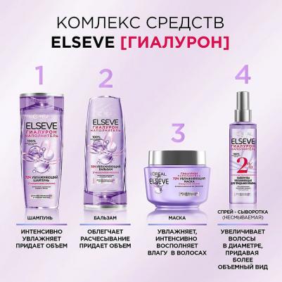 Увлажняющий шампунь для обезвоженных и тонких волос с гиалуроновой кислотой, 250 мл – фото 3