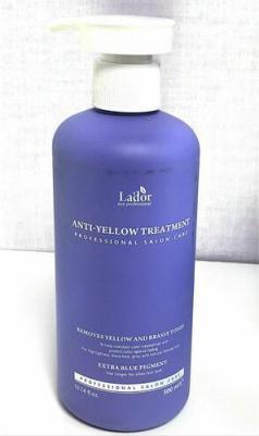 Маска для устранения желтизны волос ". Anti-yellow treatment"