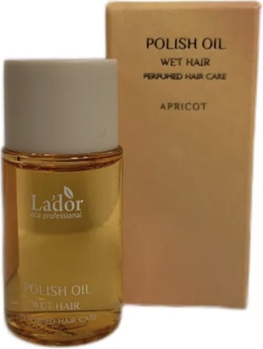 Масло для волос для создания "мокрого эффекта" Абрикос Polish Oil Apricot 10 мл – фото 1