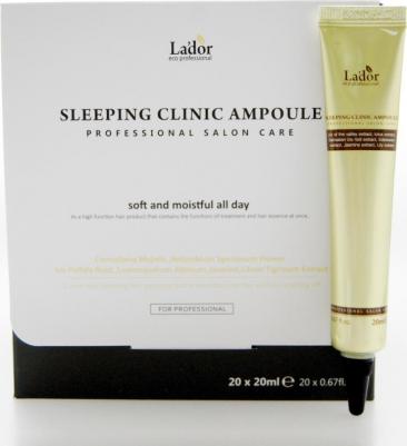 Ночная сыворотка для волос Keratin Power Fill Up Sleeping Clinic Ample – фото 1