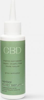 Сыворотка для стимуляции роста волос CBD herbal scalp serum 100 мл – фото 5