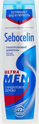 Шампунь Sebocelin Ultra Men сандаловое дерево против перхоти 400 мл