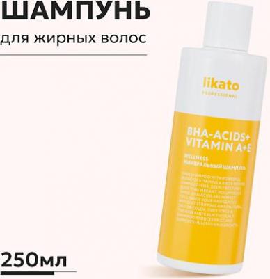 Шампунь минеральный с витаминами / WELLNESS 250 мл – фото 4
