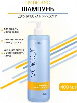 Шампунь для волос Шампунь VALEUR для сохранения блеска и яркости цвета окрашенных и мелированных волос 400.0
