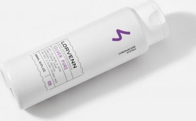 Нейтрализующий крем-кондиционер Silver Pure, для седых, блондинистых, окрашенных и осветленных волос, 300 мл – фото 6