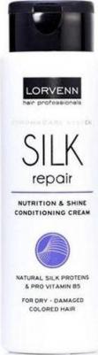 Реструктурирующий крем-кондиционер Silk Repair, с протеинами шелка для сухих, поврежденных и окрашенных волос, 300 мл – фото 1