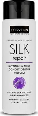 Реструктурирующий крем-кондиционер Silk Repair, с протеинами шелка для сухих, поврежденных и окрашенных волос, 300 мл – фото 7